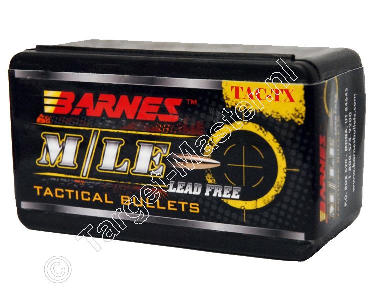 Barnes TAC-TX Bullets .300 AAC Blackout, .300 Whisper 110 grain Spitzer Flat Base box of 50